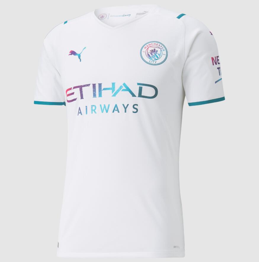 2021/22 Manchester City Away Kit Soccer Jersey Player Version